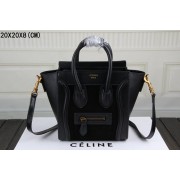 2015 Celine classic nubuck leather with plain weave 3308 black HV04940zd34
