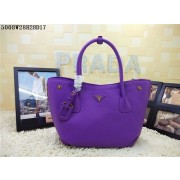 2015 Prada new model shopping bag 5008 purple HV04446rJ28