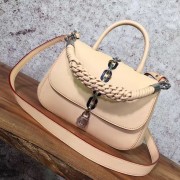 2017 2017 louis vuitton original leather chain it bag pm M54619 apricot HV03846Yf79