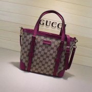 2017 gucci original fabric top handle medium bag 387603 rose HV10202SS41