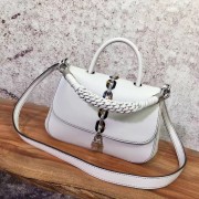 2017 louis vuitton original leather chain it bag pm M54619 white HV04733nQ90