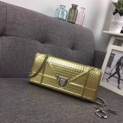 AAA 1:1 Dior Original Cowhide mini Shoulder Bag 3780 gold HV05471yF79