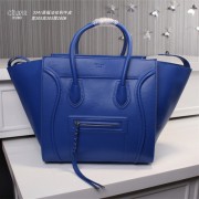 AAA Replica Celine luggage phantom original leather bags 3341 brilliant blue HV01206cf50