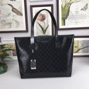 Best Replica Gucci GG Supreme Canvas Tote Bags 211137 Black HV02645bj75