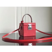 Best Replica Louis Vuitton original Epi Leather BLEECKER BOX M52466 red HV08485bj75