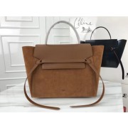 Celine Belt Bag Origina Suede Leather A98311 brown HV10057Pu45