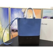 Celine CABAS Tote Bag 3365 Blue with black HV11147ER88