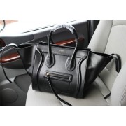 Celine luggage phantom tote bag smooth leather 103 black HV04051wn15