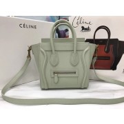 Celine NANO MINI Tote Bag Original Leather A3560 Light gray HV06263Is79