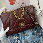 Chanel 19 flap bag AS1162 Burgundy HV06888fH28