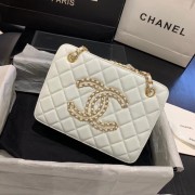 CHANEL 2020 New Style Original Leather AS1516 White HV00149yx89