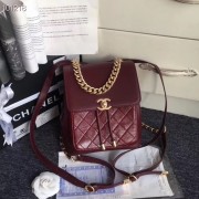 Chanel backpack Grained Calfskin Calfskin & Gold-Tone Metal A57570 Burgundy HV06227fo19