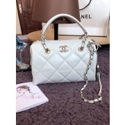 Chanel Bowling Bag AS1321 white HV08885nV16