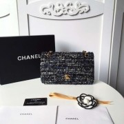 Chanel classic handbag Tweed Braid & Gold-Tone Metal A01112-4 HV10282Rk60