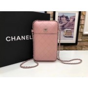 Chanel Flap Original Mobile phone bag 55699 pink HV07621UF26