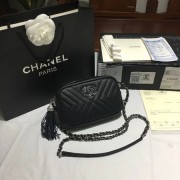 Chanel Flap Original Sheepskin Leather mini Shoulder Bag 5700 black HV11928Gw67