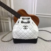 Chanel Gabrielle Calf leather knapsack 7027 white HV03229Mn81