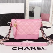 Chanel Gabrielle Calf leather Shoulder Bag 1010B pink HV07953yC28