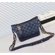 Chanel Gabrielle Denim Shoulder Bag 93481 blue HV08708oK58