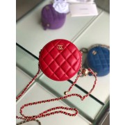 Chanel Original mini Sheepskin bag AS1449 red HV08190Qu69