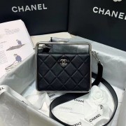 Chanel Original Sheepskin Leather clutch bag AS1732 black HV10495pB23
