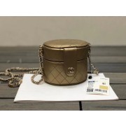 Chanel Original Small chain Clutch bag AP1573 Bronze HV00304fw56