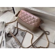 Cheap Chanel mini Shoulder Bag Leather B93825 Powder gold HV09093sJ42