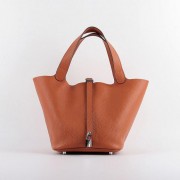 Cheap Fake Hermes Picotin 22cm Bags togo Leather 8616 orange HV11399BC48