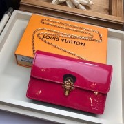 Cheap Fake Louis Vuitton Original CHERRYWOOD CHAIN WALLET M63306 rose HV04464BC48