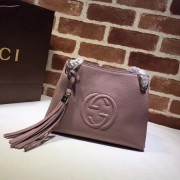 Copy Gucci Soho mini Shoulder Bag 387043 pink HV00301Zn71