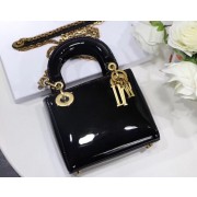 Dior calfskin Mini Lady bag M0598 black HV07903tg76