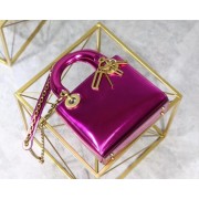 Dior calfskin Mini Lady bag M0598 rose HV02711XW58