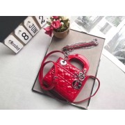 Dior MINI LADY DIOR CALFSKIN BAG M0505O cherry red HV11440nV16