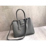Fake Best Prada Leather handbag 1BG148 grey HV09086Nk59