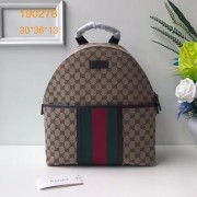 Fake Gucci GG Supreme backpack 190278 brown HV01312xR88