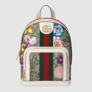 Fake Gucci Ophidia series GG flower small backpack 547965 white HV07669ny77