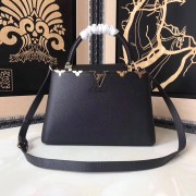 Fake Louis Vuitton original Elegant Capucines BB Bags M94517 black HV08988GR32