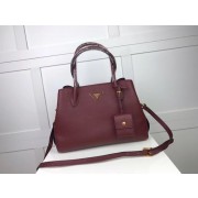 Fake Prada Calf leather bag 1127 Burgundy HV01275pE71