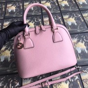 Gucci GG Leather Tote Bag 449662 pink HV01832hi67
