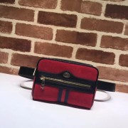 Gucci GG original Nubuck leather waist pack 517076 red HV11960Va47