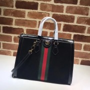 Gucci Ophidia medium top handle bag 524537 black HV09169hc46