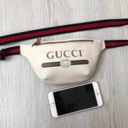 Gucci Print small belt bag 527792 white HV08442vX95
