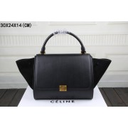 High Quality Celine Trapeze Bag Original Leather 3342-1 black HV01150pR54