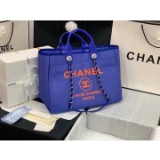 High Quality Imitation Chanel Original large shopping bag 66941 blue HV08740Vu82