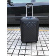 High Quality Replica Chanel lambskin Rolling Luggage 26777 black HV07813aR54
