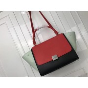 Hot Replica Celine Trapeze Bag Original Leather 3342 Red grey black HV00743wR89
