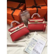 Hot Replica Hermes Kelly 19cm Shoulder Bags Epsom Leather KL19 Red HV03298wR89