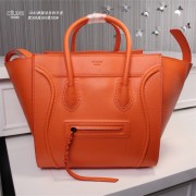 Imitation Celine luggage phantom original leather bags 3341 orange HV06728ye39
