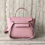 Imitation Celine mini Belt Bag Original Calf Leather A98310 pink HV11108ye39