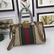 Imitation Gucci GG Canvas Top Handle Bags 353114 apricot HV09354SU34